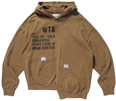 WTAPS SS21 Asymmetrical Cotton Hooded Sweatshirt 211ATDT-CSM39 WTAPS SS21 Asymmetrical Cotton Hooded Sweatshirt 211ATDT-CSM39