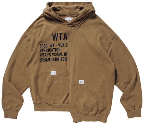 WTAPS SS21 Asymmetrical Cotton Hooded Sweatshirt 211ATDT-CSM39 Buy WTAPS SS21 Asymmetrical Cotton Hooded Sweatshirt 211ATDT-CSM39