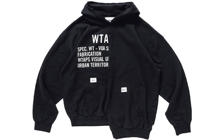 Lookbook WTAPS SS21 Asymmetrical Cotton Hooded Sweatshirt 211ATDT-CSM39