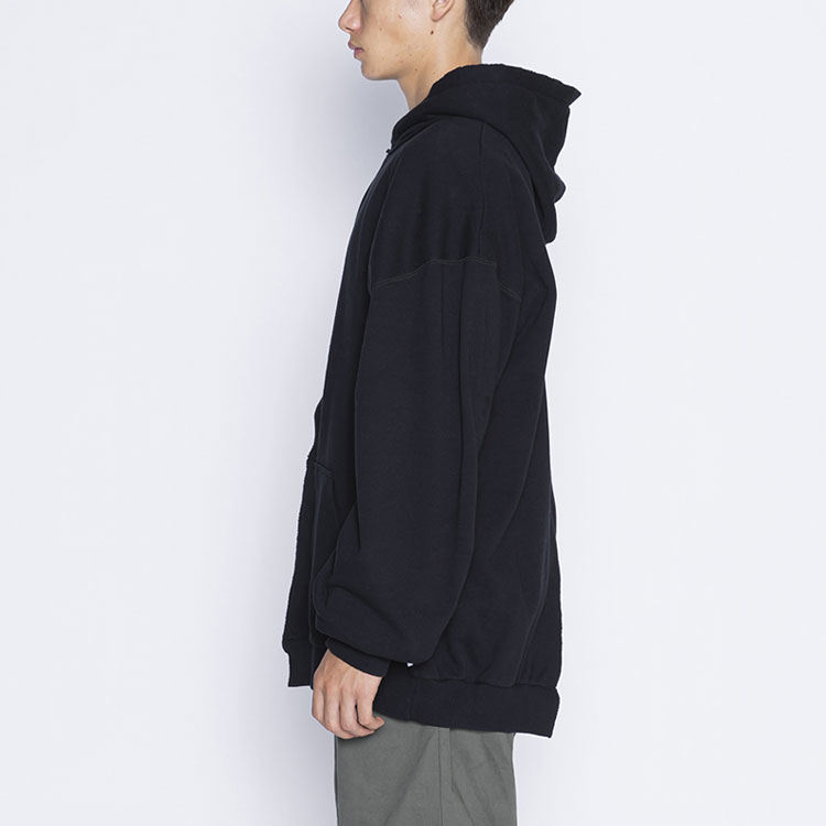 Details for WTAPS SS21 Asymmetrical Cotton Hooded Sweatshirt 211ATDT-CSM39