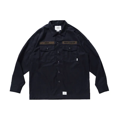 WTAPS SS21 BUDS Cotton Twill Workwear Jacket 211BRDT-SHM02