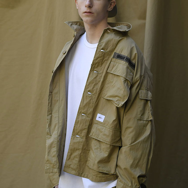 Lookbook WTAPS SS21 BUDS Cotton Twill Workwear Jacket 211BRDT-SHM02