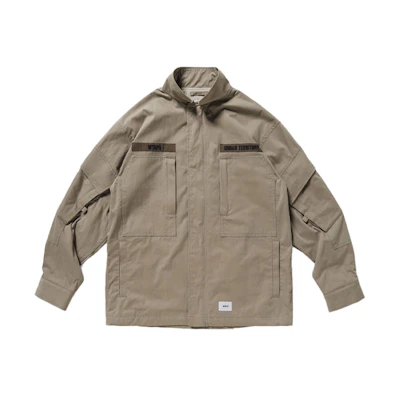 WTAPS SS21 D90 Casual Workwear Jacket in NYCO Tussah for Men 211WVDT-JKM01