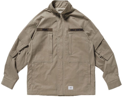 WTAPS SS21 D90 Casual Workwear Jacket in NYCO Tussah for Men 211WVDT-JKM01 Lookbook WTAPS SS21 D90 Casual Workwear Jacket in NYCO Tussah for Men 211WVDT-JKM01