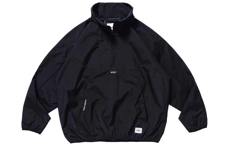 WTAPS SS21 Half-Zip Windbreaker Utility Jacket 211BRDT-JKM04