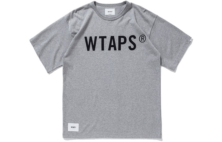WTAPS SS21 Knit Crewneck Logo Print Short Sleeve T-Shirt Unisex. 211ATDT-CSM15