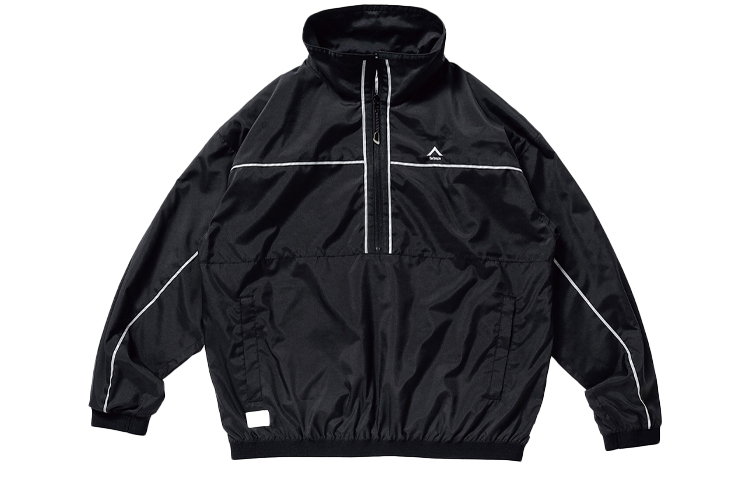 WTAPS SS21 Logo Embroidered Plain Long-Sleeve Stand Collar Jacket - Men 192WVDT-JKM01