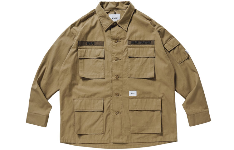 WTAPS SS21 Multi-Pocket Back Zip Jacket . 211WVDT-SHM03