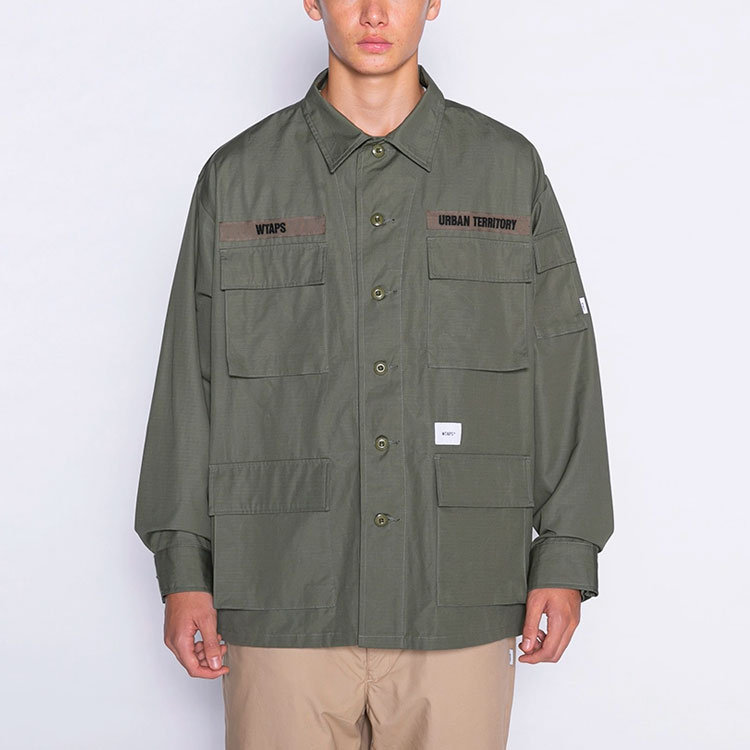 Details for WTAPS SS21 Multi-Pocket Back Zip Jacket . 211WVDT-SHM03