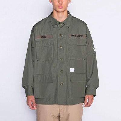 WTAPS SS21 Multi-Pocket Back Zip Jacket . 211WVDT-SHM03 Details for WTAPS SS21 Multi-Pocket Back Zip Jacket . 211WVDT-SHM03