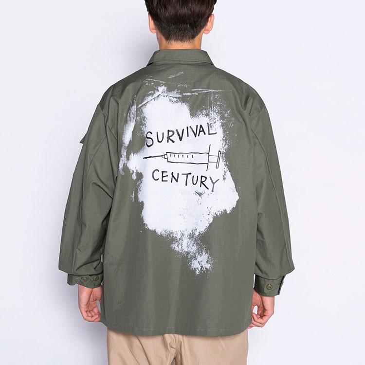 Sizing WTAPS SS21 Multi-Pocket Back Zip Jacket . 211WVDT-SHM03