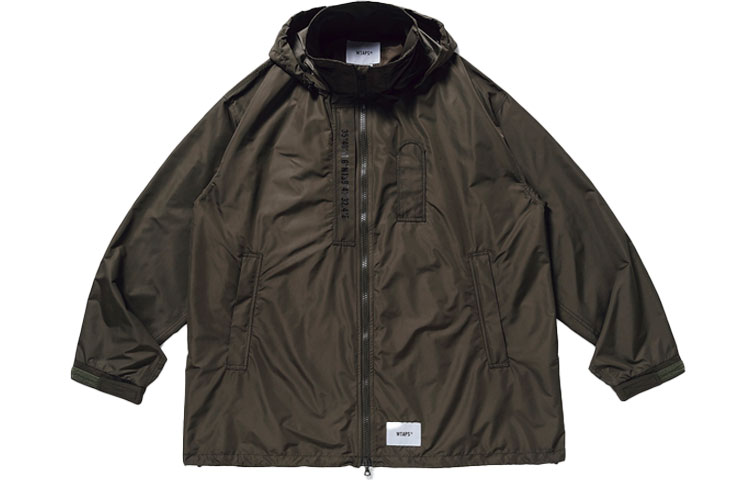WTAPS SS21 Multi-Pocket Hooded Jacket Workwear Style 211BRDT-JKM01