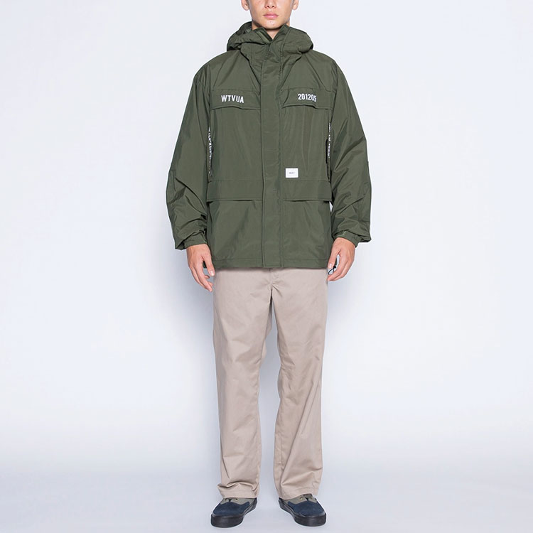 Cheap WTAPS SS21 Sherpa Nylon Taffeta Casual Jacket 211BRDT-JKM02