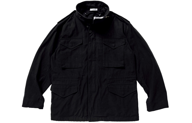 WTAPS SS21 WMILL-65 NYCO Satin Casual Workwear Jacket for Men 201BRDT-JKM01
