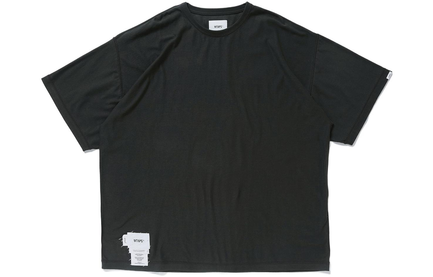 Shop WTAPS SS22  Graphic Print Back T-Shirt Short Sleeve 221ATDT-CSM15