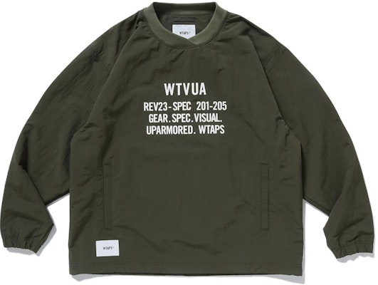 WTAPS SS22 Nylon Pullover Jacket with Letter Print 221BRDT-JKM04 Buy WTAPS SS22 Nylon Pullover Jacket with Letter Print 221BRDT-JKM04