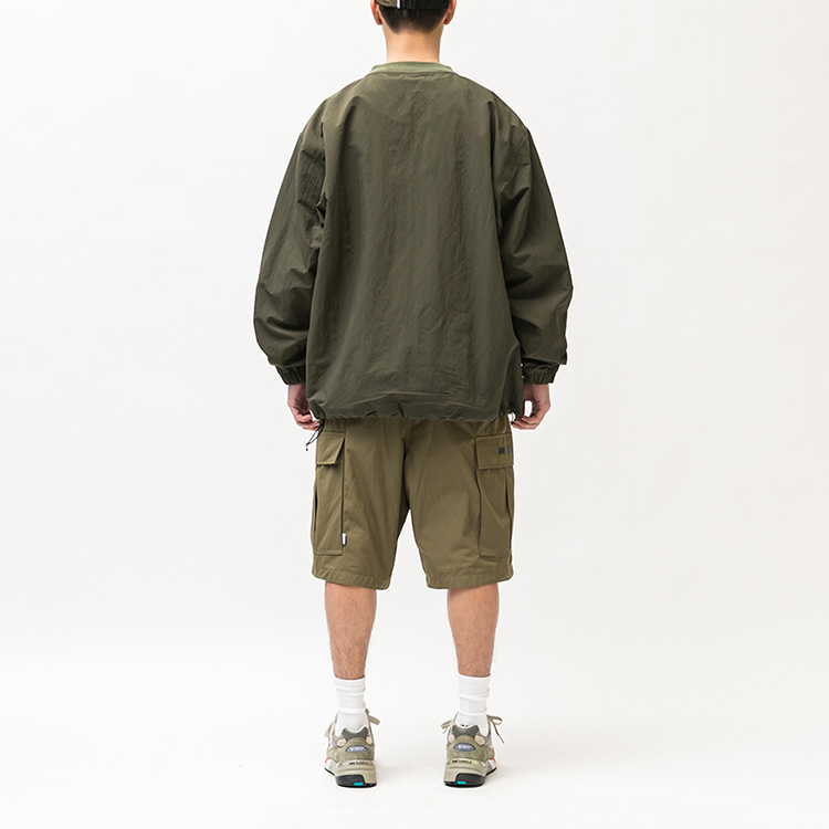 Purchase WTAPS SS22  Nylon Pullover Jacket with Letter Print 221BRDT-JKM04