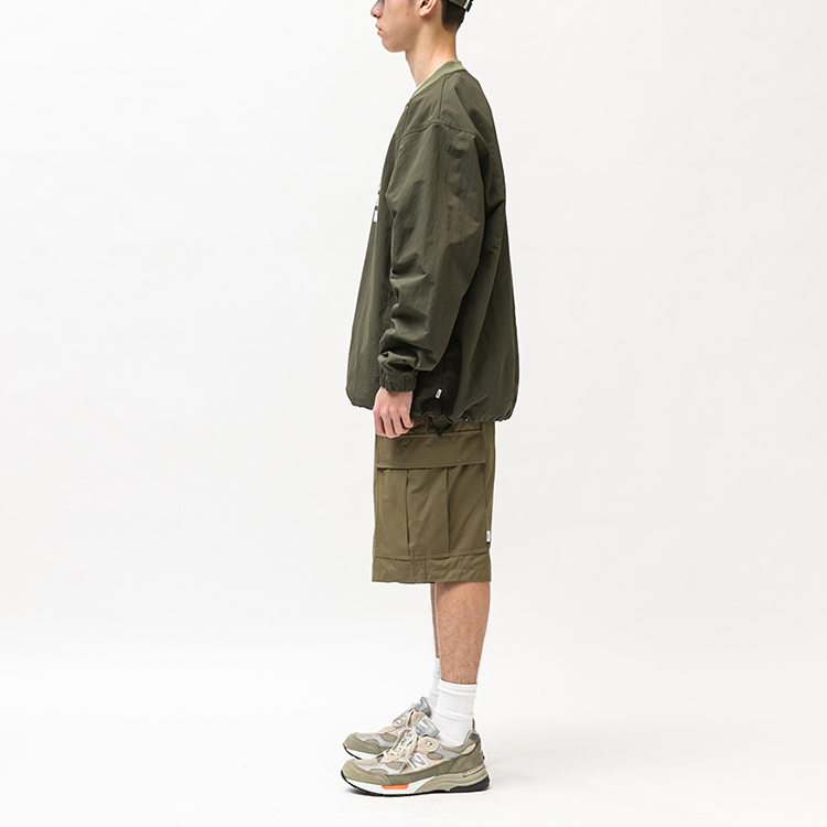 Details for WTAPS SS22  Nylon Pullover Jacket with Letter Print 221BRDT-JKM04