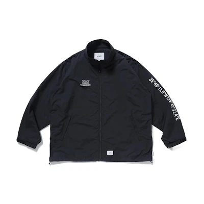 WTAPS SS22 Colorblock Letter Print Stand Collar Jacket . 221WVDT-JKM03