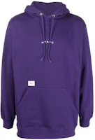 WTAPS SS22 Solid Logo Hoodie Purple Long Sleeve Pullover 212ATDT-CSM20 WTAPS SS22 Solid Logo Hoodie Purple Long Sleeve Pullover 212ATDT-CSM20
