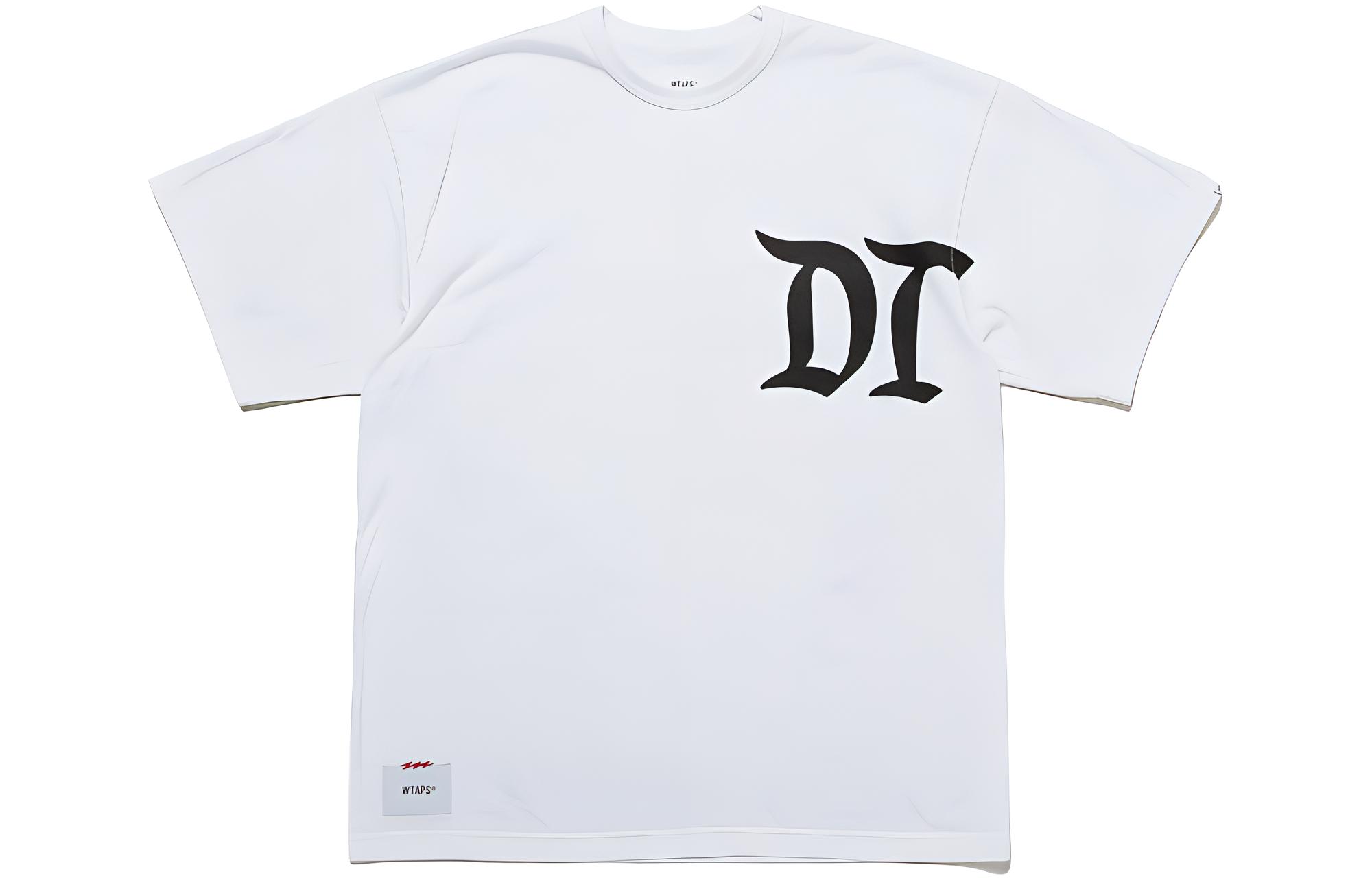 WTAPS SS23  Casual Logo Embroidered Short Sleeve Tee 231ATDT-CSM14