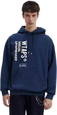 WTAPS SS23 蓝色纯色标志印花连帽长袖卫衣 222ATDT-HPM02S-NAVY Lookbook WTAPS SS23 蓝色纯色标志印花连帽长袖卫衣 222ATDT-HPM02S-NAVY