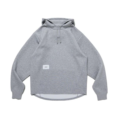 WTAPS SS23 Solid Color Casual Hoodie Grey 231ATDT-CSM05