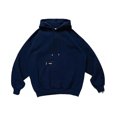 WTAPS SS23 Solid Color Hooded Long-Sleeve Sweatshirt 222ATDT-HPM01S