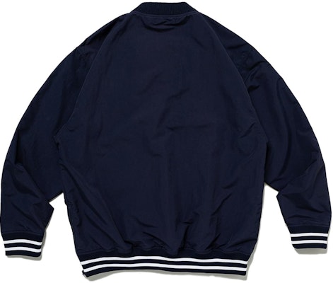 WTAPS SS23 Solid Color Pullover Baseball Jacket for Men. 231BRDT-JKM02-NV Lookbook WTAPS SS23 Solid Color Pullover Baseball Jacket for Men. 231BRDT-JKM02-NV