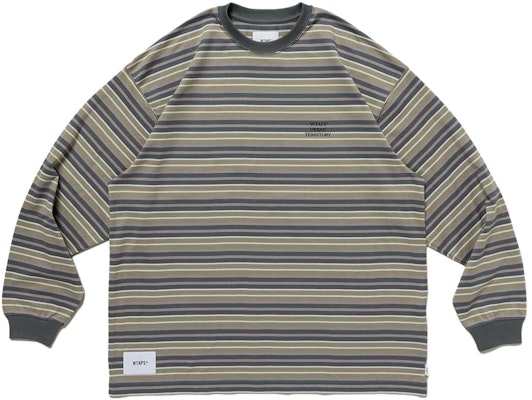 WTAPS 條紋圓領長袖純棉衛衣 231ATDT-CSM20 Order WTAPS 條紋圓領長袖純棉衛衣 231ATDT-CSM20