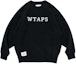 Shop WTAPS Unisex Casual Lettered Crewneck Long Sleeve Sweatshirt 241ATDT-CSM03