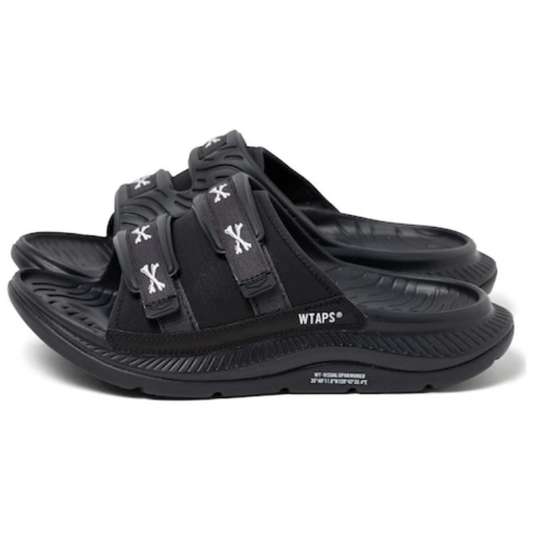 Lookbook WTAPS x HOKA ONE ONE ORA Luxe 舒適百搭 防滑一字拖鞋 男女同款 黑白