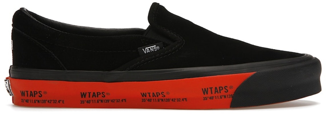 WTAPS x Vans Classic Slip-On LX 'Black Orange' VN0A45JK20E1 Buy WTAPS x Vans Classic Slip-On LX 'Black Orange' VN0A45JK20E1