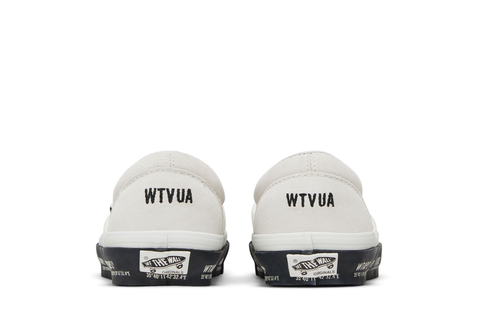 Sizing WTAPS x Vans Classic Slip-On LX 'Putih Hitam' VN0A45JK20F1
