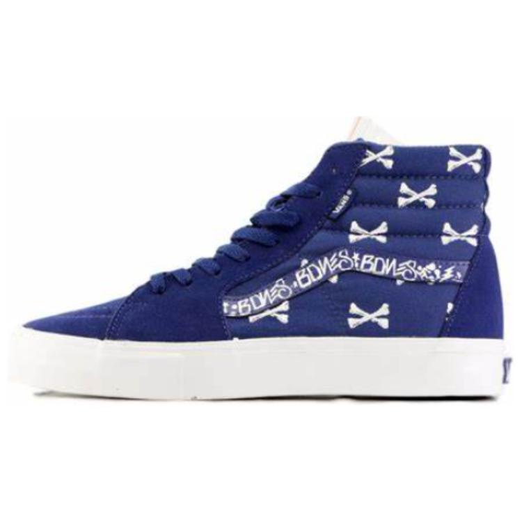 Buy WTAPS x Vans Sk8 Hi S Original 'Navy Crossbones' Pria Wanita Sneakers 6332676