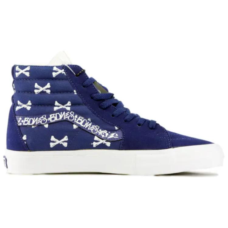 Order WTAPS x Vans Sk8 Hi S Original 'Navy Crossbones' Pria Wanita Sneakers 6332676