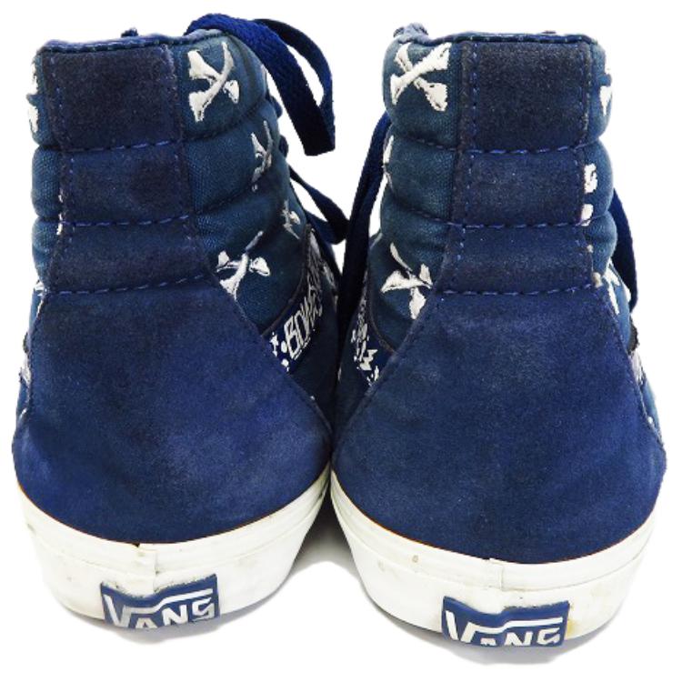 Lookbook WTAPS x Vans Sk8 Hi S Original 'Navy Crossbones' Pria Wanita Sneakers 6332676