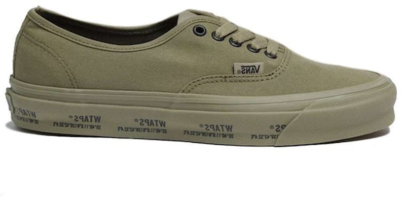 WTAPS x Vans Vault OGオーセンティックLX "オリーブドラブ" VN0A4BV9CX6 Order WTAPS x Vans Vault OGオーセンティックLX "オリーブドラブ" VN0A4BV9CX6