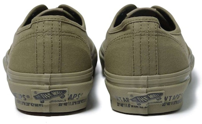 WTAPS x Vans Vault OGオーセンティックLX "オリーブドラブ" VN0A4BV9CX6 Shop WTAPS x Vans Vault OGオーセンティックLX "オリーブドラブ" VN0A4BV9CX6