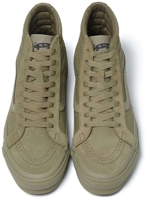 WTAPS x Vans Vault Sk8-Hi OG LX '橄榄色' VN0A4BVBCX6 Lookbook WTAPS x Vans Vault Sk8-Hi OG LX '橄榄色' VN0A4BVBCX6