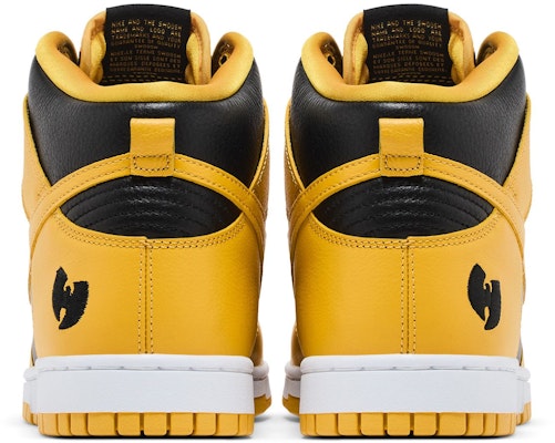Wu-Tang x Nike Dunk High 2024 'Yellow' HJ4320-001 Details for Wu-Tang x Nike Dunk High 2024 'Yellow' HJ4320-001