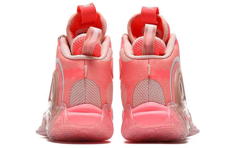 Lookbook 361° 禪戈 防滑耐磨包覆性 高筒 籃球鞋 粉色