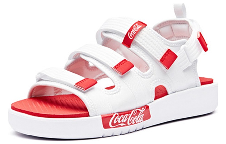 Lookbook 安踏 x 可口可乐沙滩凉鞋 '白红' 91926971-7