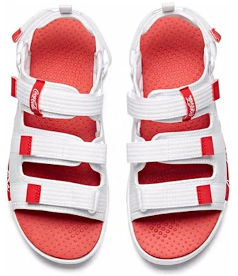 Anta x Coca Cola Sandali da Spiaggia ''Bianco Rosso'' 91926971-7 Shop Anta x Coca Cola Sandali da Spiaggia ''Bianco Rosso'' 91926971-7