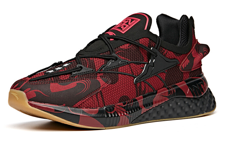 Anta Li Bai Running Shoes 'Red Black' 圖 2