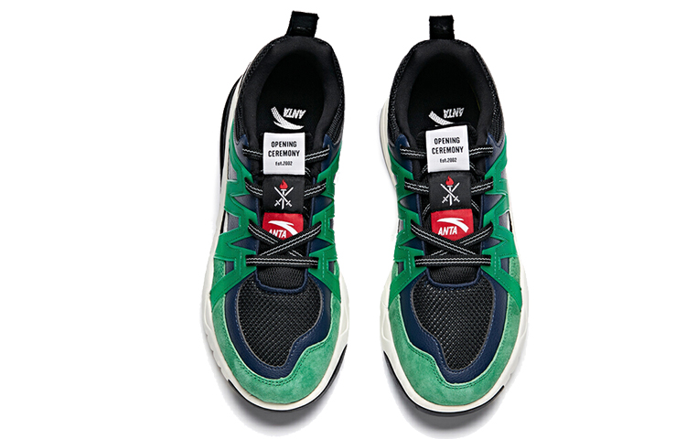 Lookbook 安踏 OC 聯名 生活系列 黑藍綠