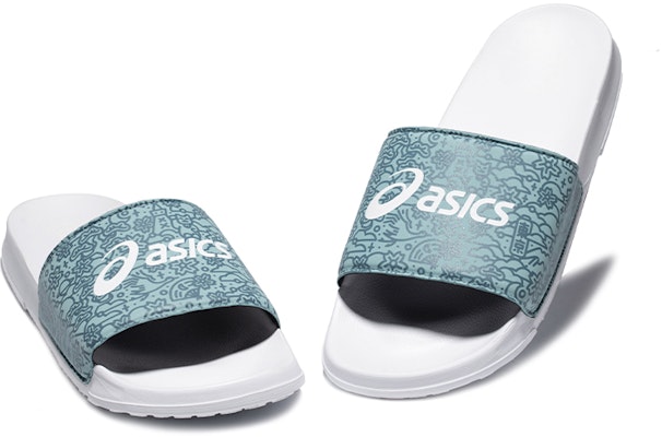 x ASICS Sayhello 淋浴凉拖 休闲白色 男女拖鞋 1173A027-300 Shop x ASICS Sayhello 淋浴凉拖 休闲白色 男女拖鞋 1173A027-300