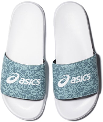 x ASICS Sayhello Shower Sandel Casual White Unisex Slippers 1173A027-300 Details for x ASICS Sayhello Shower Sandel Casual White Unisex Slippers 1173A027-300