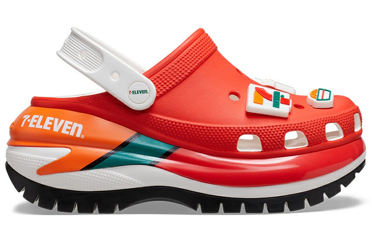 Order x Crocs 7-ELEVEN Classic Crush Clog 'Red' 208273-610