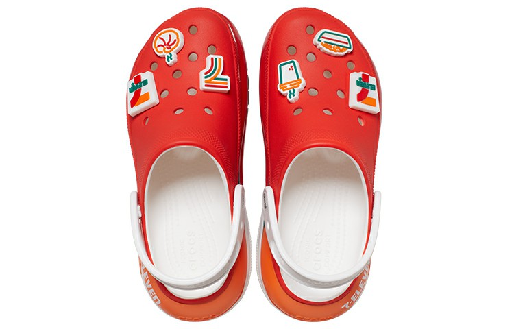 Shop x Crocs 7-ELEVEN Classic Crush Clog 'Red' 208273-610